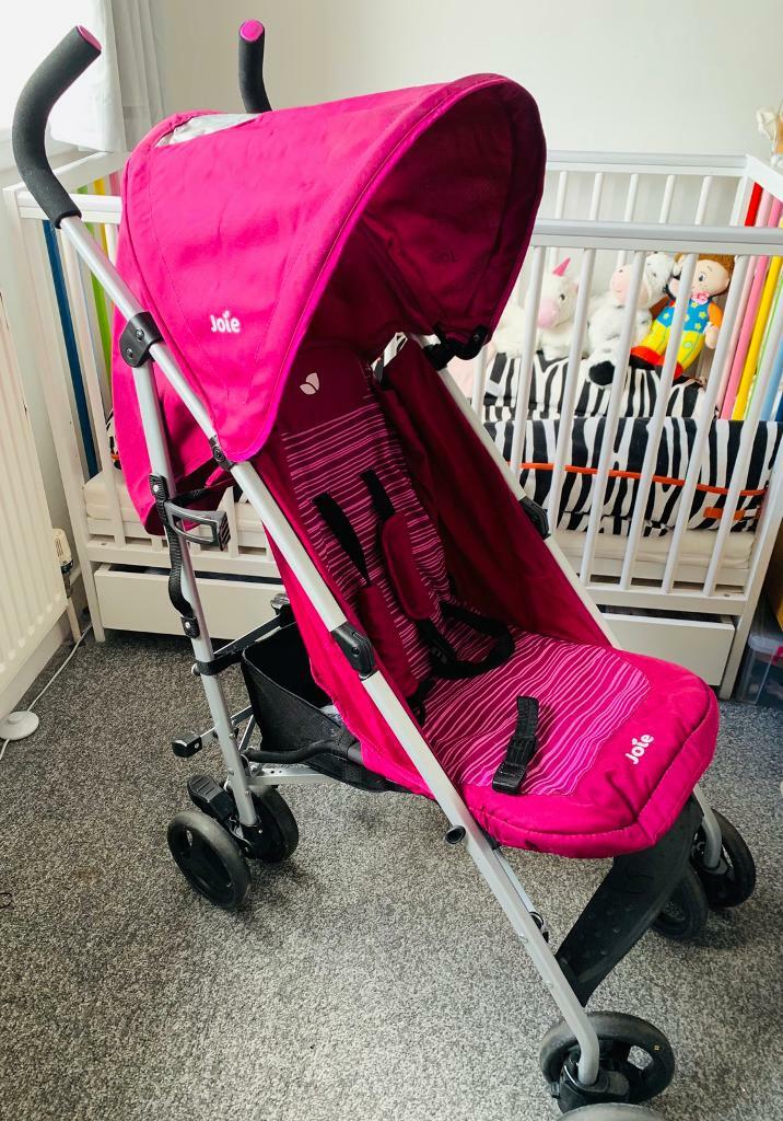 joie nitro stroller skewed lines pink